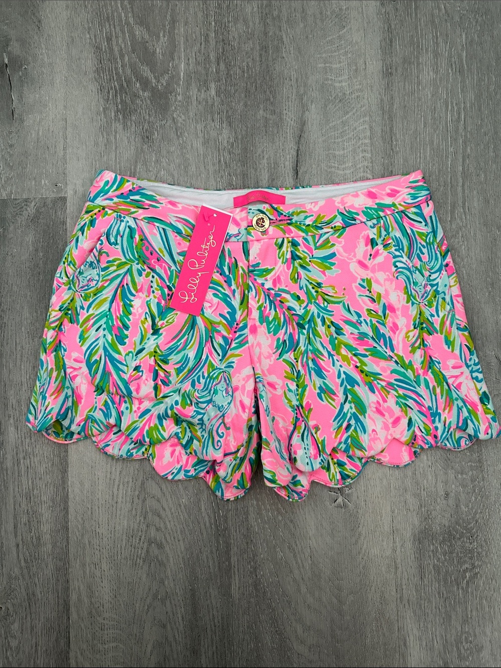 Lilly Pulitzer Buttercup Knit Shorts Unicorn Of The Sea NWT Size 4